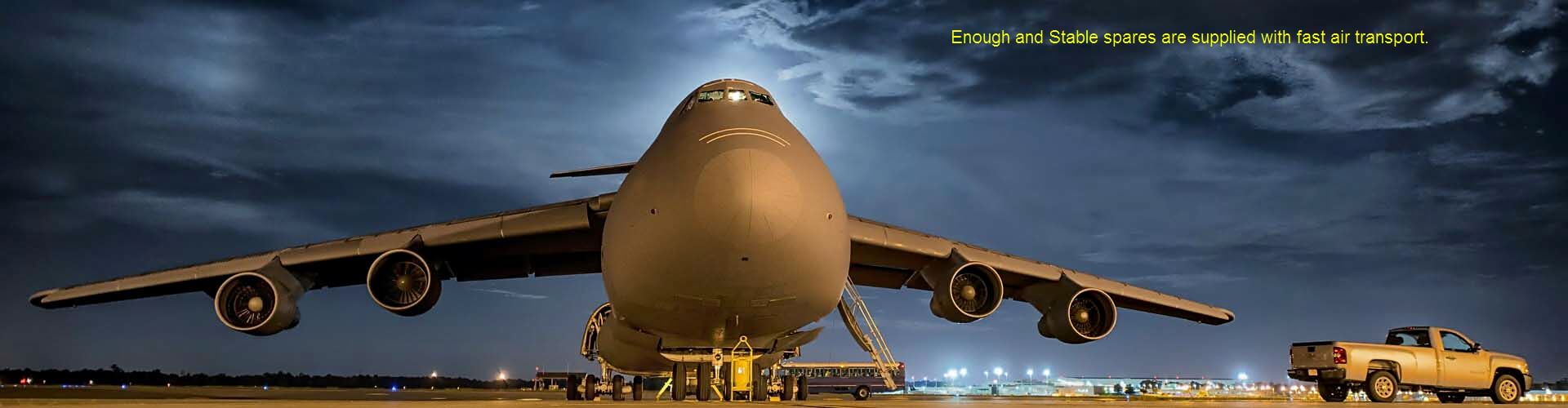 Spare parts with DHL, TNT, Fedex or UPS fast delivery