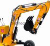 Digger di backhoe mobile torable con rotazione a 360 °